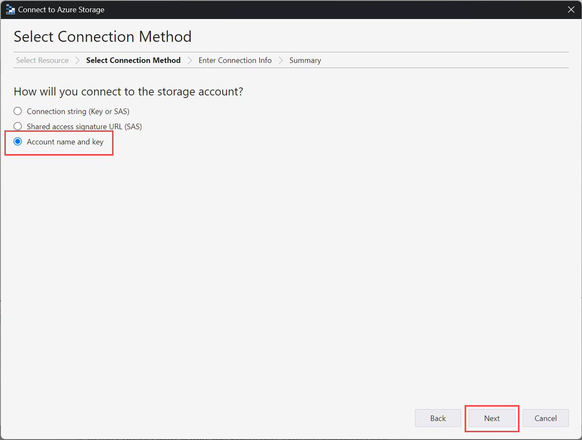 Configure Storage Explorer 3