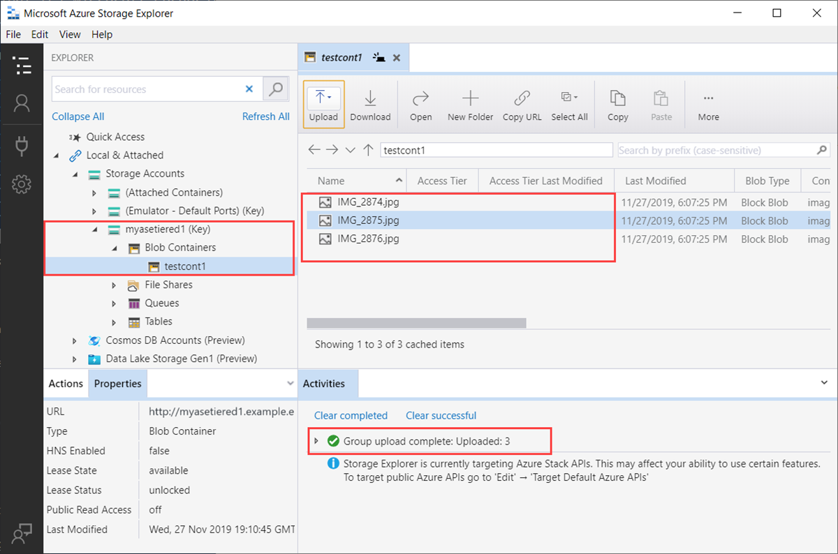 Verify data transfer 3