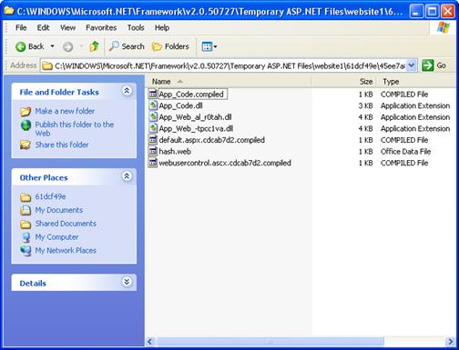 Vorkompilierte dateien für ASP.NET Anwendungen