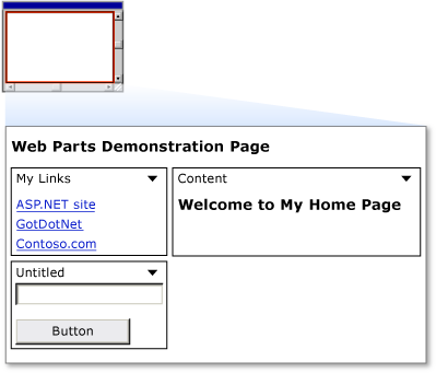 Webparts VS Exemplarische Vorgehensweise 1 Screenshot