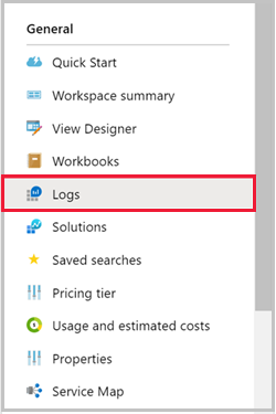 Protokolle des Log Analytics-Arbeitsbereichs