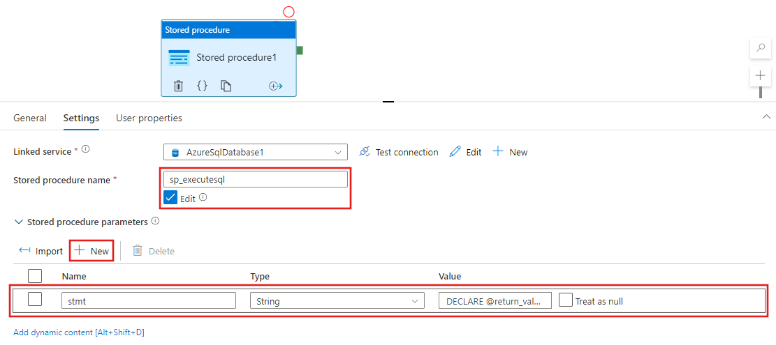 Mit Azure SQL-Datenbank verknüpfter Dienst