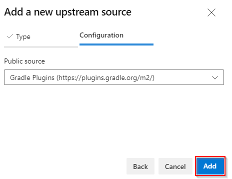 Screenshot: Hinzufügen von Gradle-Plug-Ins