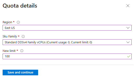 Screenshot der Kontingentdetails.