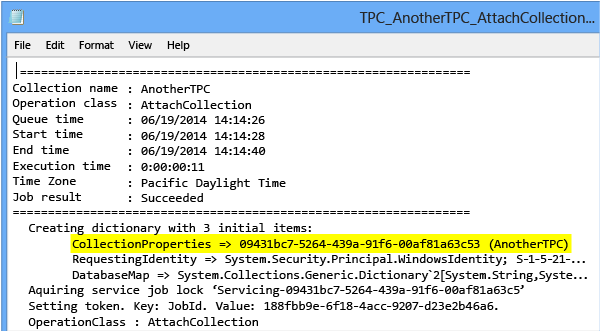 Protokolle, die GUIDs für CollectionProperties enthalten