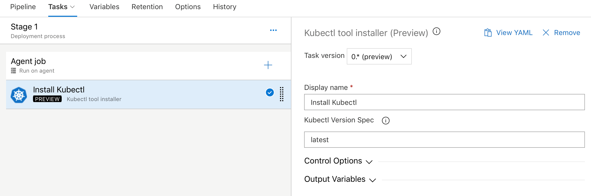 Screenshot des Kubectl-Toolinstallationsprogramms.