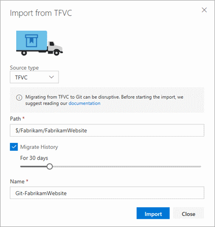 Import-Repository abgeschlossen