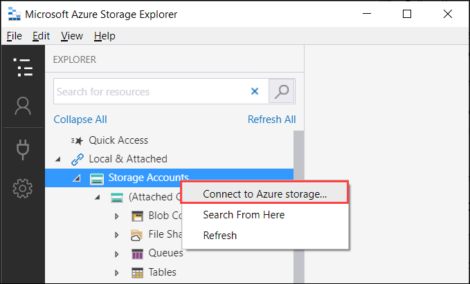 Konfigurieren von Storage-Explorer 2