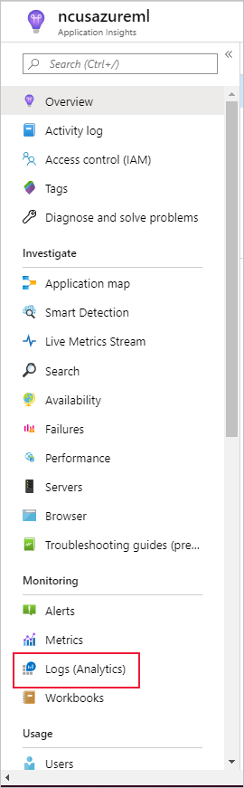 Application Insights-Übersicht