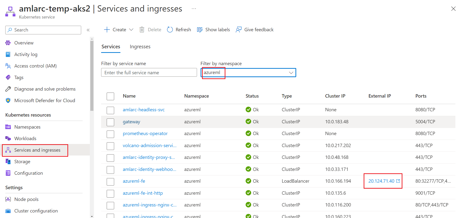 Screenshot: Hinzufügen einer neuen Erweiterung zum Kubernetes-Cluster mit Azure Arc-Unterstützung über das Azure-Portal