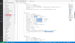 Screenshot: Visual Studio Code im Browser und eine geöffnete Datei.