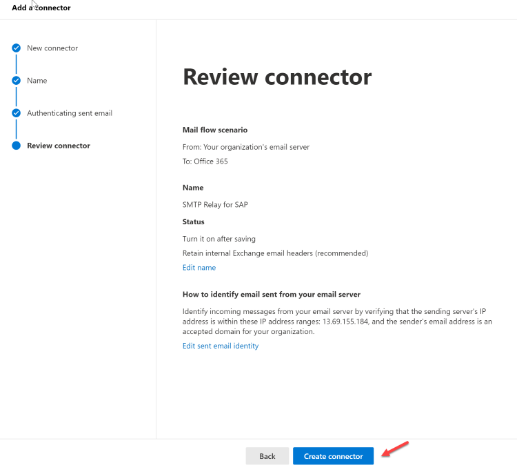 Überprüfung im Microsoft 365 Admin Center