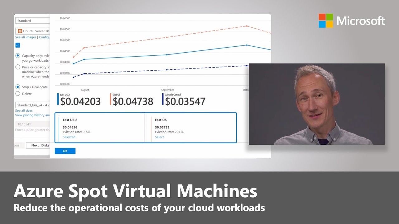 YouTube-Video über Spot-VMs und die Senkung der Betriebskosten für zustandslose Workloads.