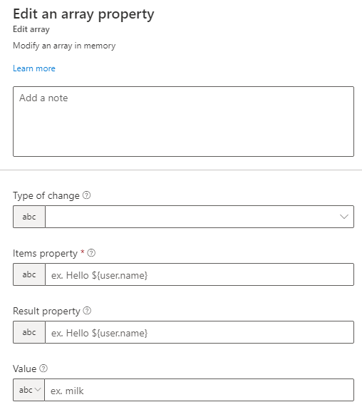 Edit an Array Property