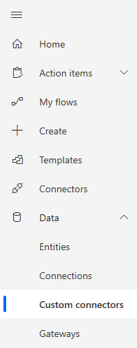 Benutzerdefinierte Connectors auswählen