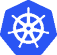 Eine Abbildung des Kubernetes-Logos.