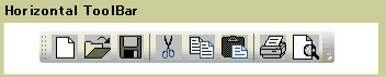 Horizontales ToolBar-Steuerelement
