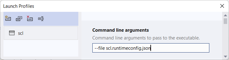 Befehlszeilenargumente in Visual Studio 2022