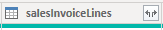 Zeigt die Spalte SalesInvoiceLines in Power BI Desktop an.