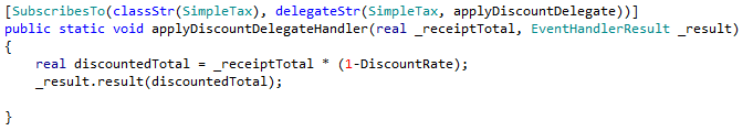 applyDiscountDelegateHandler method.