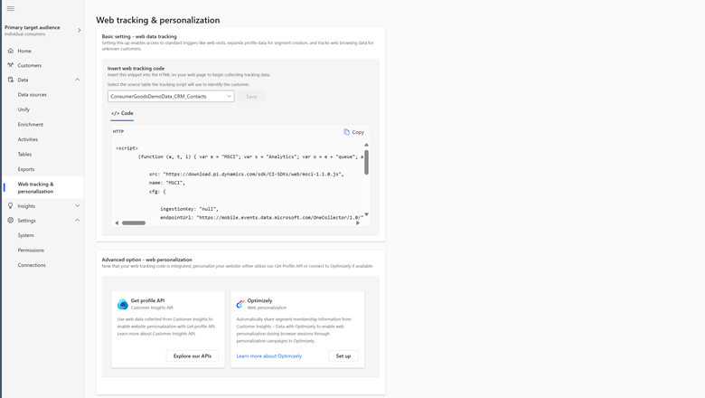 Echtzeit-Webanpassung und Optimizely-Integration.