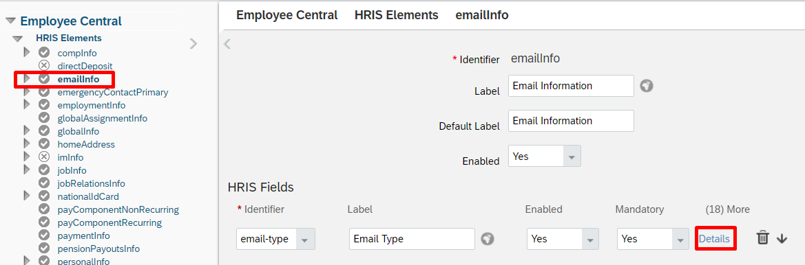 Abrufen von E-Mail-Informationen