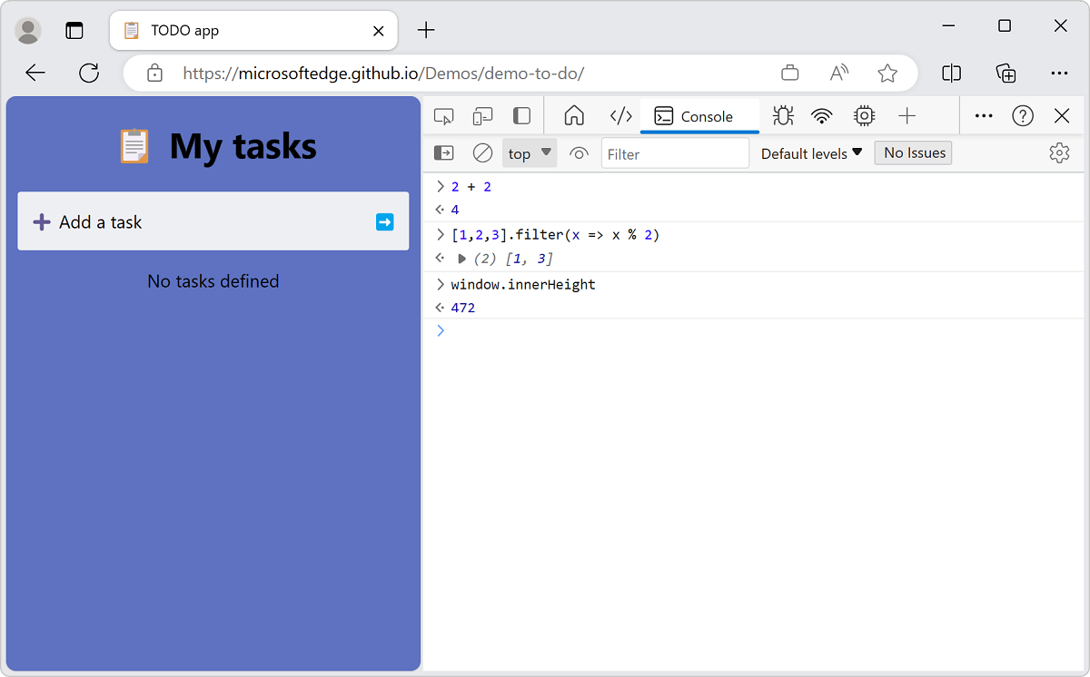 Ausführen mehrerer JavaScript-Ausdrücke nacheinander