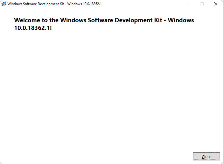 Willkommen beim Windows SDK