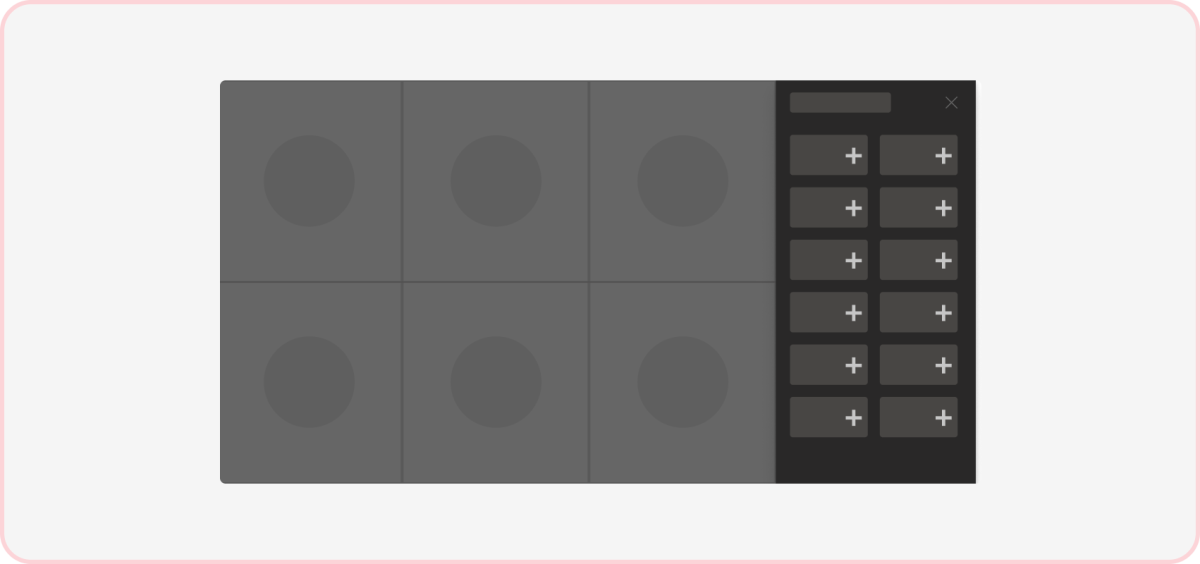 Beispiel für eine Registerkarte mit mehreren Spalten.