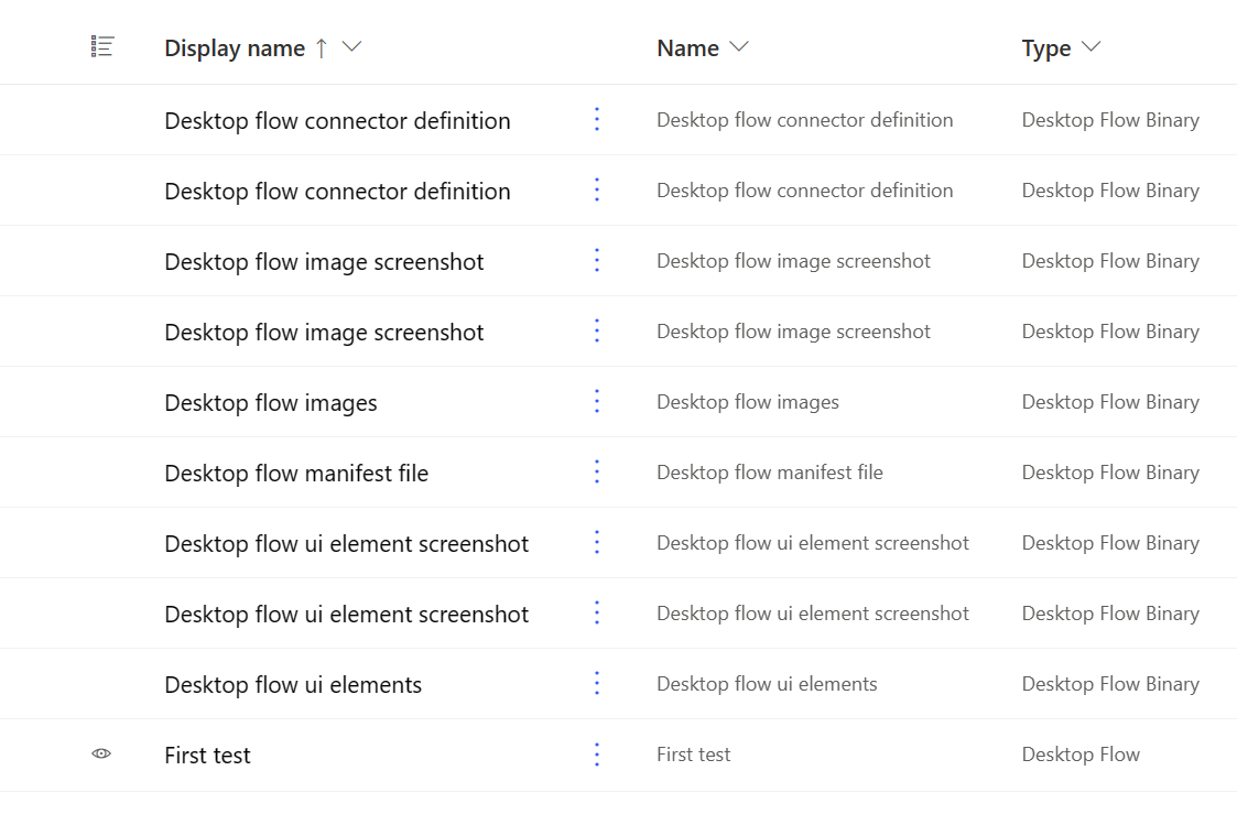 Desktop-Flow im v2-Schema mit Desktop-Flow-Binärobjekten.