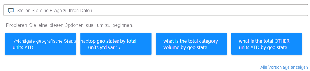 Screenshot of the Q&A question box highlighted by a red box on the report.