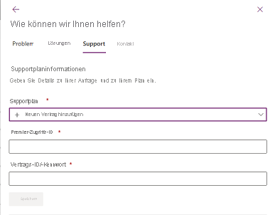 Screenshot der Registerkarte 