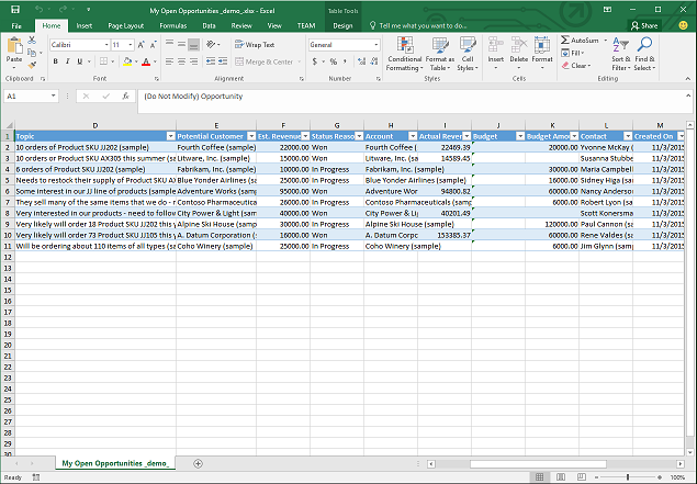 Neue Excel-Vorlage