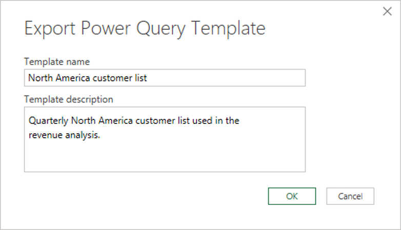 Benutzeroberfläche Vorlage exportieren in Excel.