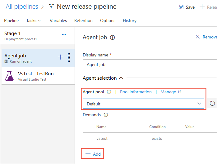 Specifying the properties for the Agent job