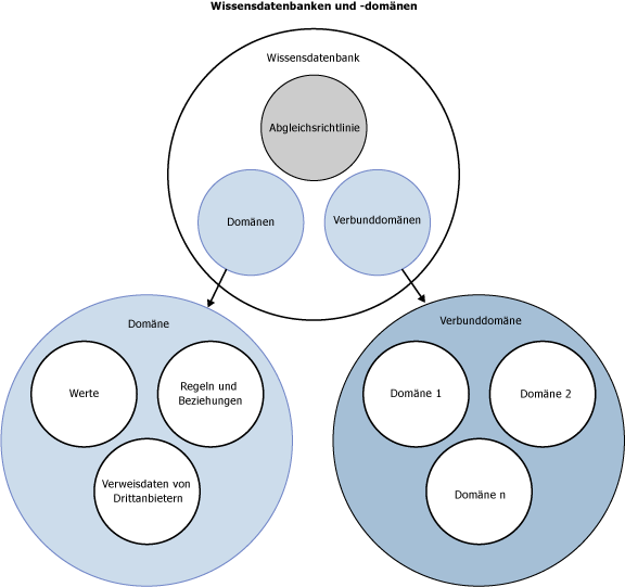 Wissensdatenbank und Domänen in DQS