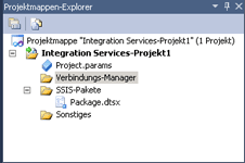 Ordner in einem Integration Services-Projekt