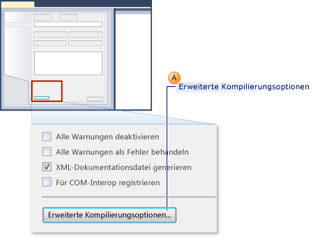 Erweiterte Kompilierungsoptionen