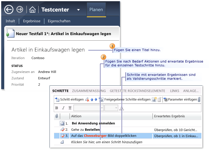 Testfall erstellen