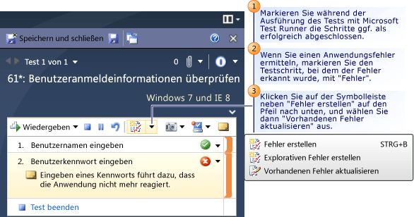 Aktualisierungsfehler in Testprogramm