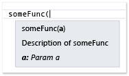 Beispiel für die Verwendung von intellisense.annotate