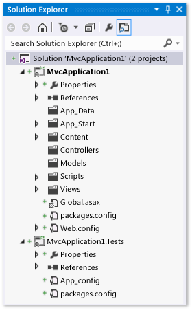 Neues Codeprojekt im Projektmappen-Explorer.