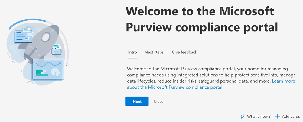 Microsoft Purview-Complianceportal Einführung.