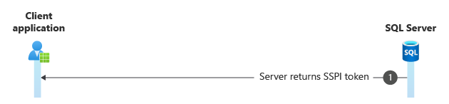 Diagramm des Kerberos-SSPI-Pakets.