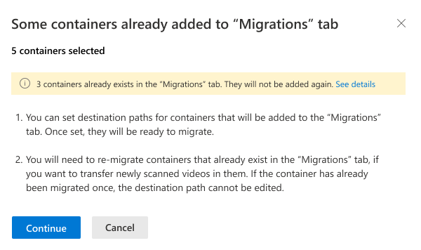 Doppelter Container: Hybridfall