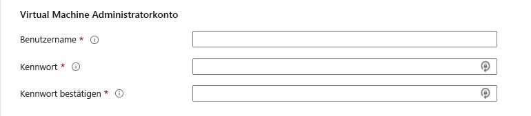 Screenshot der Registerkarte zum Erstellen eines virtuellen Computers für einen Hostpool in Azure Virtual Desktop