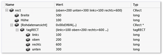 CRect mit Item-Elementerweiterung