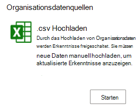 Screenshot: .csv Kachel 