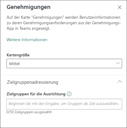 Screenshot: Karte genehmigungen im Dashboard