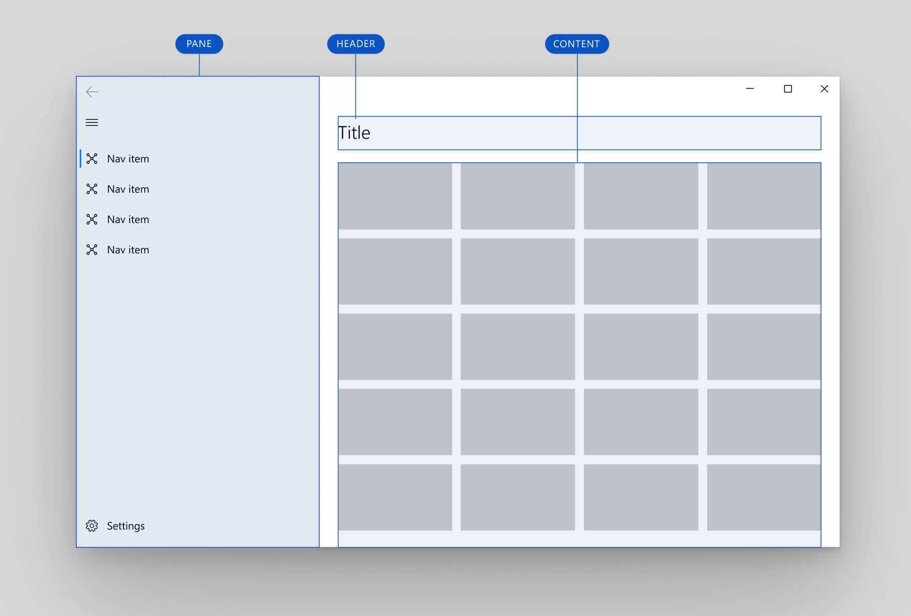 Left NavigationView-Layout